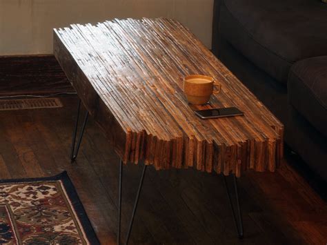 diy project wood and metal brackets coffee table|diy pallet coffee table.